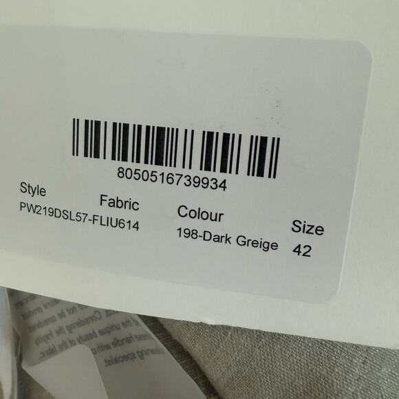 Ports 1961 Linen Blend Button Front Asymmetrical Dress Size 42 - Picture 7 of 13